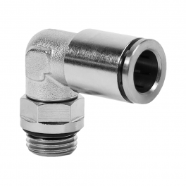QM-AL-08-G38 Фитинг угловой, 8мм x G 3/8 (наруж.резьба)